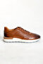 Brown Men's Genuine Leather Sports Shoes