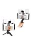 AY-49X Professional Vlogging Kit - Tripod, Microphone & 2 LED Lights for YouTube & Live Stream - 2