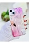 iPhone 14 Plus - 15 Plus Compatible Shine Satin Color Gradient Shiny Design Silicone Case - 4