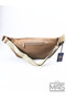Harvey Miller Dark Mink Deep Skin Patterned Large Waist Bag - 6