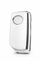 For Toyota Corolla Camry Avensis Auris Yaris Aygo Switch Nano Key Case Cover 3 Buttons White Silver - 2