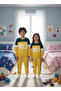 Lusana Unisex Top and Bottom Set Combed Cotton Set Tracksuit Pajama Set