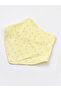 2-Piece Organic Scarf Bib - Love You Baby Yellow Lavender - 3