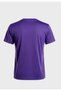 Women's Fitness Pilates Running Training Rain Pattern Polyester Fabric T-Shirt - Purple - 3