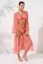 Waist Tied Dress Pareo Nectarine 231804 - 4