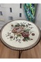 غطاء طاولة القهوة المزخرف 50×50 سم دائري