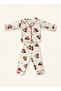 Baby Girl Boy Cute Animal Printed Button 100% Cotton Pajamas Set - 3
