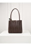 Mara Women's Pleated Leather Puppy Handbag and Shoulder Bag - 3