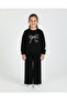 Girl's Wide-Legged, Narrow-Fit Transitional 2-Strand Tracksuit Set with Bow Detail, 2-Piece Set