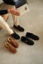 Kb-Kx1 Men's Casual Lace-Up Fur Lined Suede Classic Shoes - Tan - 2