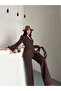 Women's Four-Button Blazer Jacket and Wide-Leg Trousers Suit - 4
