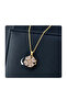 Clover Design Steel Rotating Stress Necklace