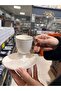 Stylish Coffee Cup for 6 People with Gold Detail - 3
