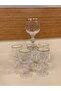 Bohemia Crystal Coffee Glass with Gold Striping, Set of 6, Height 13 Cm, Diameter 6 cm - 4