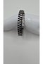Faux Leather Silver Color Magnetic Snap Bracelet - 5