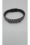 Faux Leather Silver Color Magnetic Snap Bracelet - 2