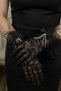 Isabella Bridal Gloves - Elegant Wedding Gloves with Rhinestone Bow Detail - 2