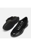 Large Size Women's Padded Sports Genuine Leather 41-42-43-44-Black Suede - 8