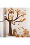 Children's Room Wall Sticker 100X100 Cute Teddy Bear and Friends Self-Adhesive Pvc Sticker - 4
