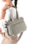 Sanmorris Women's 5-Eye Parachute Fabric Adjustable Cross Strap Hand and Shoulder Bag - 7