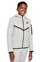سويت شيرت للأطفال من Tech Fleece بسحاب بغطاء رأس