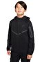 سويت شيرت للأطفال من Tech Fleece بسحاب بغطاء رأس