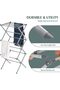 Expandable and Foldable Clothes Drying Stand, Clothes Rack for Air Drying Clothing, Sturdy Durable - 4