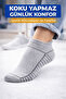 Kokmaz Gray Booties Short Non-Smelly Sports Socks-Lykm07 - 2