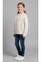 Girl's Sweater Knitwear White Color 6/14 Years - 2