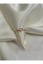 Gold Color Pink Heart Stone Pearl Detailed Adjustable Elegant Women's Ring - 2