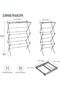 Expandable and Foldable Clothes Drying Stand, Clothes Rack for Air Drying Clothing, Sturdy Durable - 3