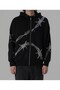 Stone Embroidered K Hooded Sweatshirt