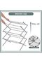 Expandable and Foldable Clothes Drying Stand, Clothes Rack for Air Drying Clothing, Sturdy Durable - 2