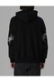 Stone Embroidered K Hooded Sweatshirt - 2