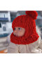 Stylish White Puffy Balaclava, Soft, Beanie And Neck Collar Design, Hat, Winter, Beanie, balaclava - 2