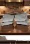 Heat Insulated Non-Heat-Conducting Fabric Oven Mitt Crab Pot Tray Handle 2 Pieces Not Silicone - 2