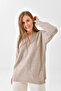 Women's V-Neck Ribbed Knit Sweater 217074Sw - 3