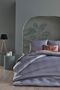 Satin Artline Duvet Cover Set Gray - Double