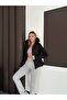 Hooded Puffer Jacket with Zipper - 2