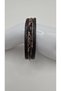 Faux Leather Brown Magnetic Snap Men's Braided Bracelet - 4