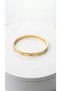 Stainless Steel Clamp in Gold Color with Roman Letters Engraved - 3