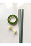 2-Piece Lilium Flower Making Kit – 125 Chenille Stems (100 Pastel, 25 Army Green) + Bud, Tape, Floral Wire - 6