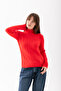 High Neck Slim Fit Bodysuit, Ribbed Knit Sweater, High Neck Slim Fit Sweater. - 5
