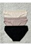 Dantelli Pamuklu Slip Külot 3'lü Set - 2