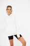 Hooded Fleece Inside Pink Unisex Oversized Hoodie Sweatshirt - 2
