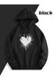 Dear Couple Combination Lightning Heart Printed Hooded Sweatshirt Set of 2 – Unisex Oversize - 2