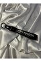 Toyota Black Fabric Keyring 19cm Quality Auto-Moto Accessory Double Sided Printing - 2