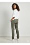 Women's Modal Fabric Sweatpants with Elastic Waist and Cuffs