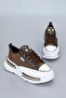 PRN 172-1 Stone-Detail Lace-Up Sneakers - 3