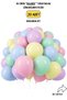 11 Inch Balloon Set in Pastel Macaron Colors Decoration Package